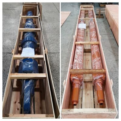 32 Mpa Testing Pressure Steel Factory Heavy Duty Hydraulic Cylinders With Tailored Stroke Length