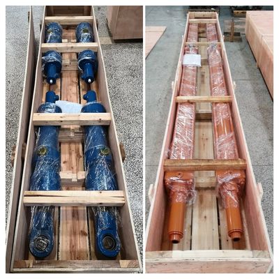 32 Mpa Testing Pressure Steel Factory Heavy Duty Hydraulic Cylinders With Tailored Diameter