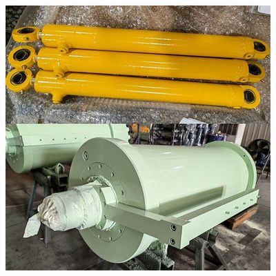 Double Acting Hydraulic Clamping Cylinder 21MPa Testing Pressure High Precision