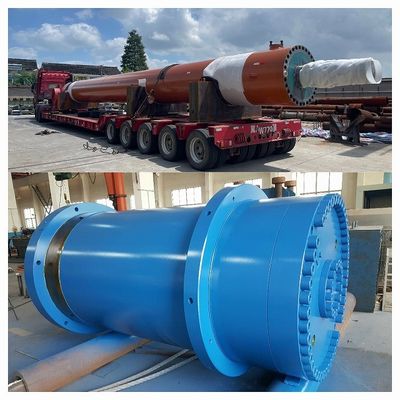 Hydraulic Laddle Turret Cylinders 35Mpa Test Pressure With Merkel Sealing