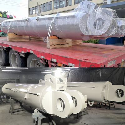 Custom Crane Luffing Hydraulic Cylinder ISO9001 Certified For Bucket Wheel Excavators