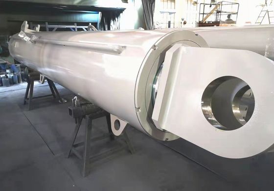 luffing Customized Hydraulic Cylinder Single / Double Acting Piston Cylinder