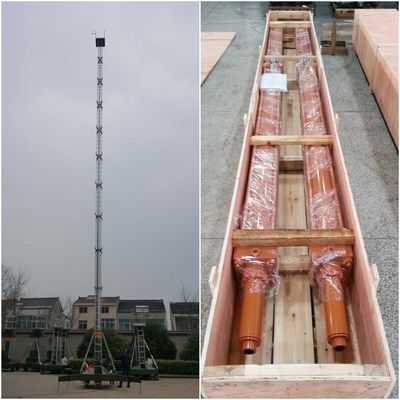 3 Stage Hydraulic Cylinder  with 27SiMn Cylinder Tube