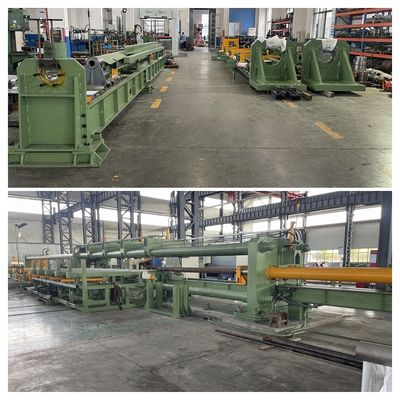 Three Line Cold Draw Bench Precise Control Hydraulic For Metals Processing