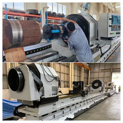 SRBF750/200NC Hydraulic SRB Machine With Double Rotation 2mm Skiving Allowance