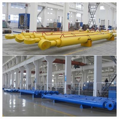 5400 Stroke Hydroelectric Customized Hydraulic Cylinder 25MPa Operating Pressure