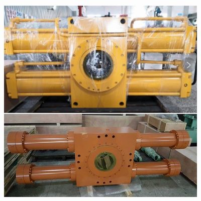HFC46 Medium Gear Rack Hydraulic Cylinder 13Mpa With 180° Rotation Angle
