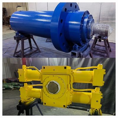 38CrMoAl Gear Rack Hydraulic Cylinders 180° Angle Rotation